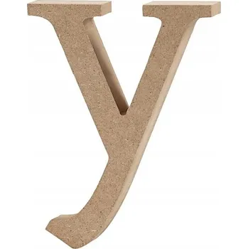 Obraz PÍSMENO Y Z MDF, V: 12 CM