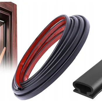 Lepicí páska 10 m samolepicí těsnicí páska z pěnové gumy na dveře