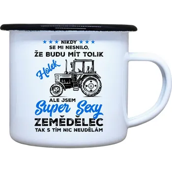 DOBRÝ TRIKO Plecháček s potiskem Super sexy zemědělec Velikost plecháčku: 330 ml