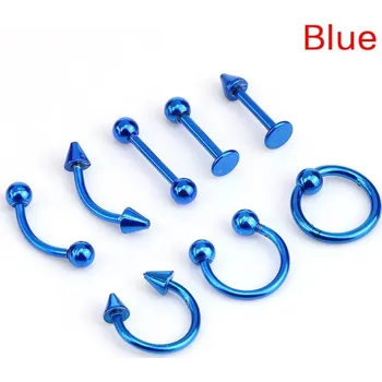 Piercing Sada piercingů | piercing - Modrá