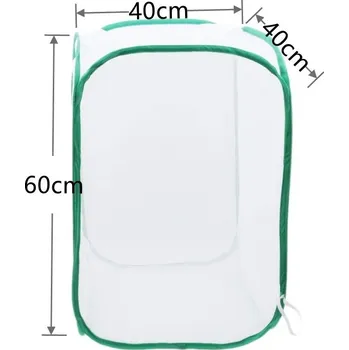 Skládací síťová klec pro hmyz a motýly | nerezová klec se sítí - 40-40-60cm
