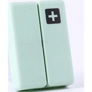 Lékovka Přenosný týdenní dávkovač léků | Krabička na léky, Cestovní organizér - Zelená