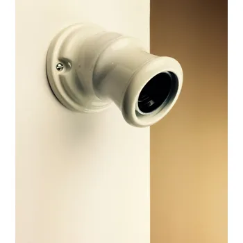 Osvětlení ALDO BERNARDI Porcelánové nástěnné svítidlo retro Linea Mirfak - výprodej Proveden: Bílá LAR.85.00