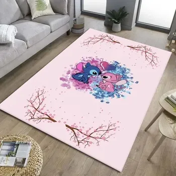 Dětský pokoj Velký koberec s motivem Lilo a Stitch - 60x90cm,4