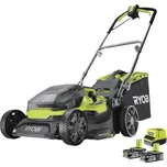 Ryobi RY18LMH37A-225 18V One+ sekačka na trávu, záběr 37 cm, koš 45 l, mulčování, 2x 2,5 Ah akumulát