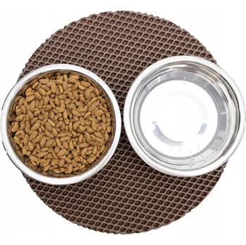 Miska pro psa Podložka pod misku Max-Dywanik hnědá 1 l