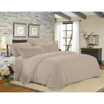 Hotelové povlečení z mikrovlákna JASMINE PURE béžové - proužek 2 cm Rozměr povlečení: 70 x 90 cm | 140 x 200 cm, 140x200 / 70x90 cm