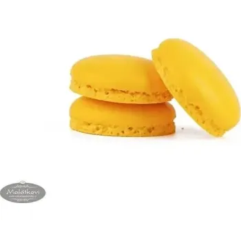 Jedlá dekorace na dort Makronky žluté, 250g