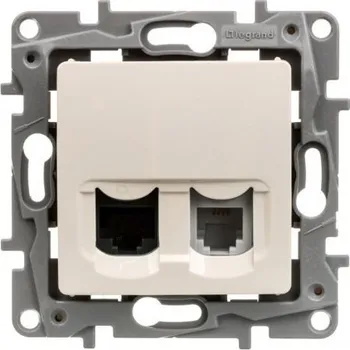 Elektrická zásuvka Telefonní zásuvka nástěnná LEGRAND POLSKO béžová