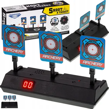 ELEKTRONICKÝ TERČ Puška BK , STŘELNICE NA 3 TERČE