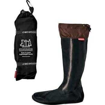 Dámské holínky POKEBOO Black Brown | Barefoot holínky - 35,5–36,5