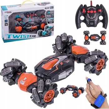RC model auta AUTO NA DÁLKOVÉ OVLÁDÁNÍ TWISTER OVLÁDANÉ GESTY RUKOU NA AKUMULÁTOR A S OVLADAČEM