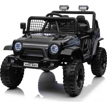 Dětské elektrovozidlo Mamido Elektrické autíčko OFF ROAD EXTREME 4x4 černé 24V | 200W | 50 kg | EVA | LED | 2,4Ghz | ECO kůže