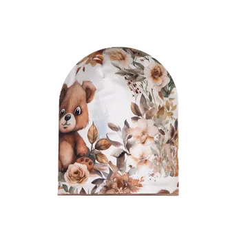 Čepice Čepice - Medvídek s kytičkou Velikost: M, Druh: klasik