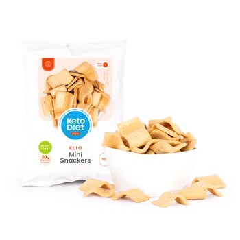 KetoDiet Proteinové slané mini snackers (50 g)