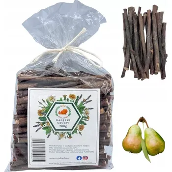 Krmivo pro hlodavce ROYAL HERBS Větvičky hrušně 200 g