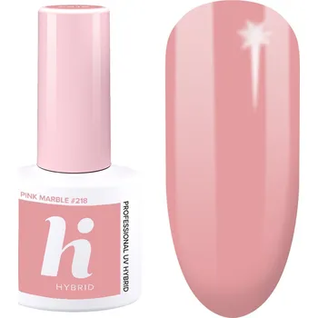 Lak na nehty Hybridní lak barevný hi hybrid Pink Marble 5 ml