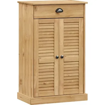 Botník Botník VIGO z masivního borovicového dřeva, 60x35x96 cm, medově hnědá