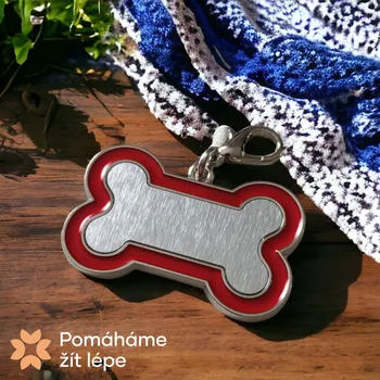 psí známka Pomáháme žít lépe Psí známka - červená kost