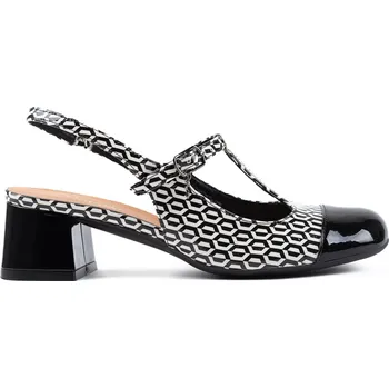 Dámské lodičky Dámské černobílé lodičky s otevřenou patou Visconi Velikost: 38