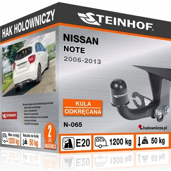 Tažné zařízení Tažné zařízení Nissan NOTE, 2006-2013