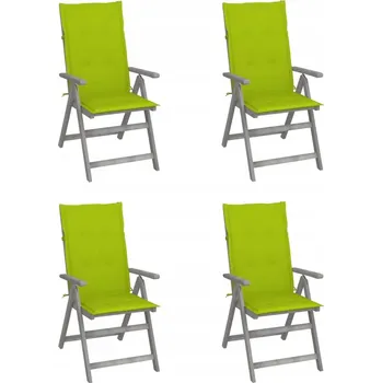 Zahradní židle VidaXL dřevěná šedá