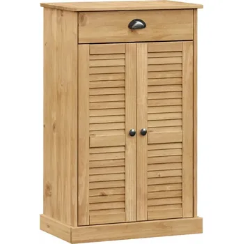 Botník Botník z masivního borovicového dřeva VIGO, 60x35x96 cm, medově hnědá