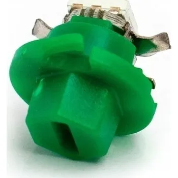 Žárovka Zelená LED žárovka B8.3 0,2W, patice Bx8,3 12V 20lm