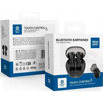 Sluchátka Blue Star bezdrátová stereo sluchátka TWS BK99 černá