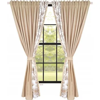 Závěs Fliying Sada dekoračních závěsů L610 B 190x250 cm (cena za 2 kusy)