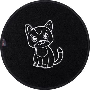 Miska pro psa Textilní podložka pod misku (cestovní) Max-Dywanik černá 1 l