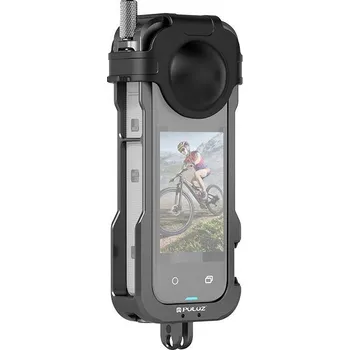 Náhradní kryt pro mobilní telefon Kovové ochranné pouzdro PULUZ s krytem objektivu pro Insta 360 X4