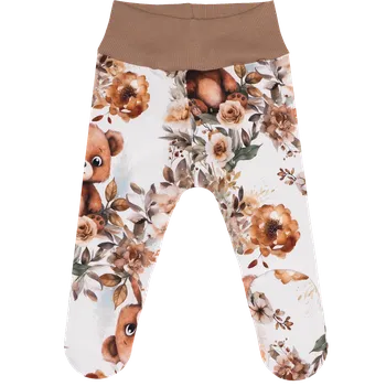 Polodupačky - Medvídek s kytičkou Velikost: 68