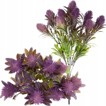 umělá květina BODLÁK UMĚLÁ KYTICE BODLÁKU DOPLNĚK PRO ARANŽMÁ A VAZEB, HUSTÉ VĚTVIČKY