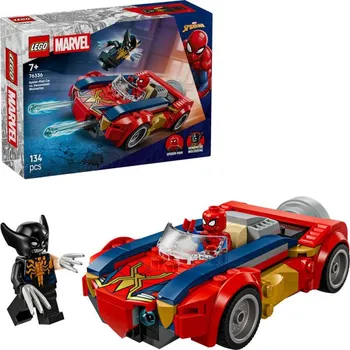 Stavebnice LEGO LEGO® ǀ Marvel 76336 Spider-Man a auto vs. venomizovaný Wolverine