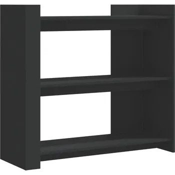 Konferenční stolek Konzolový stolek z dřevěného materiálu, černý, 100x35x90 cm