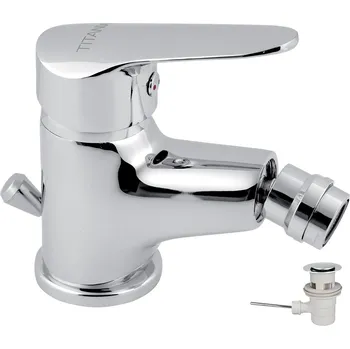 Bidetová baterie s výpustí Titania IRIS New chrom