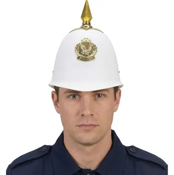 Policejní helma bílá