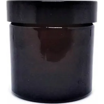 Sklenice SKLENĚNÁ ZAVAŘOVACÍ SKLENICE 120ml lékárenská sklenička hnědá