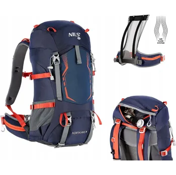 turistický batoh BATOH TMAVĚ MODRÝ NILS CAMP NORTHLAKE 30 L