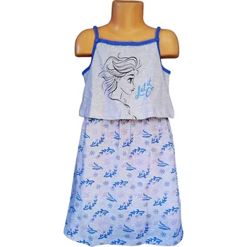 Dívčí šaty Eplusm Šaty FROZEN LET IT GO šedé Barva: Šedá, Velikost: 110