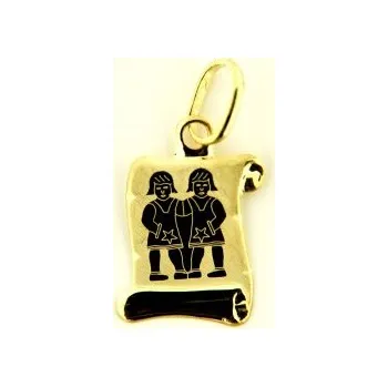 Přívěsek Přívěsek měsíční znamení ze žlutého zlata