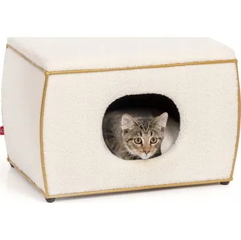 Pelíšek pro kočku Nelson | pro kočky Pelíšek | Canadian Cat | Krémová