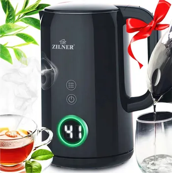 Rychlovarná konvice Czajnik Elektryczny z Regulacja Temperatury Černá s displejem 1,7 l