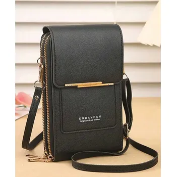 Kabelka Kabelka 3 v 1 s dotekovým panelem a peněženkou v jednom - černá