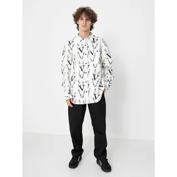 Pánská košile Volcom Fergadelic Woven Ls (white) L, bílá