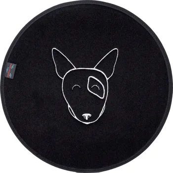 Miska pro psa Podložka pod misku Max-Dywanik textilní černá 37x37 cm