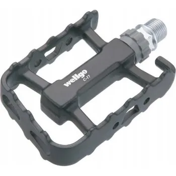 Pedál na kolo Platformové pedály Wellgo LU-C17 černé