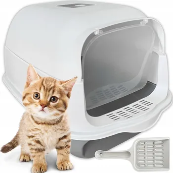 Krytá kočičí toaleta Mensen 51 cm x 36 cm x 37 cm