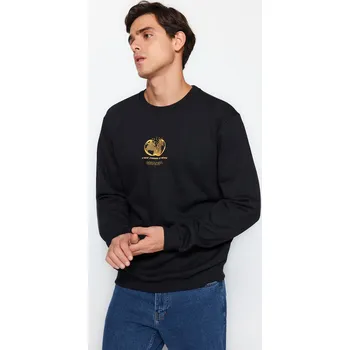 Pánská mikina Pánská mikina Trendyol Trendyol černá 2427679